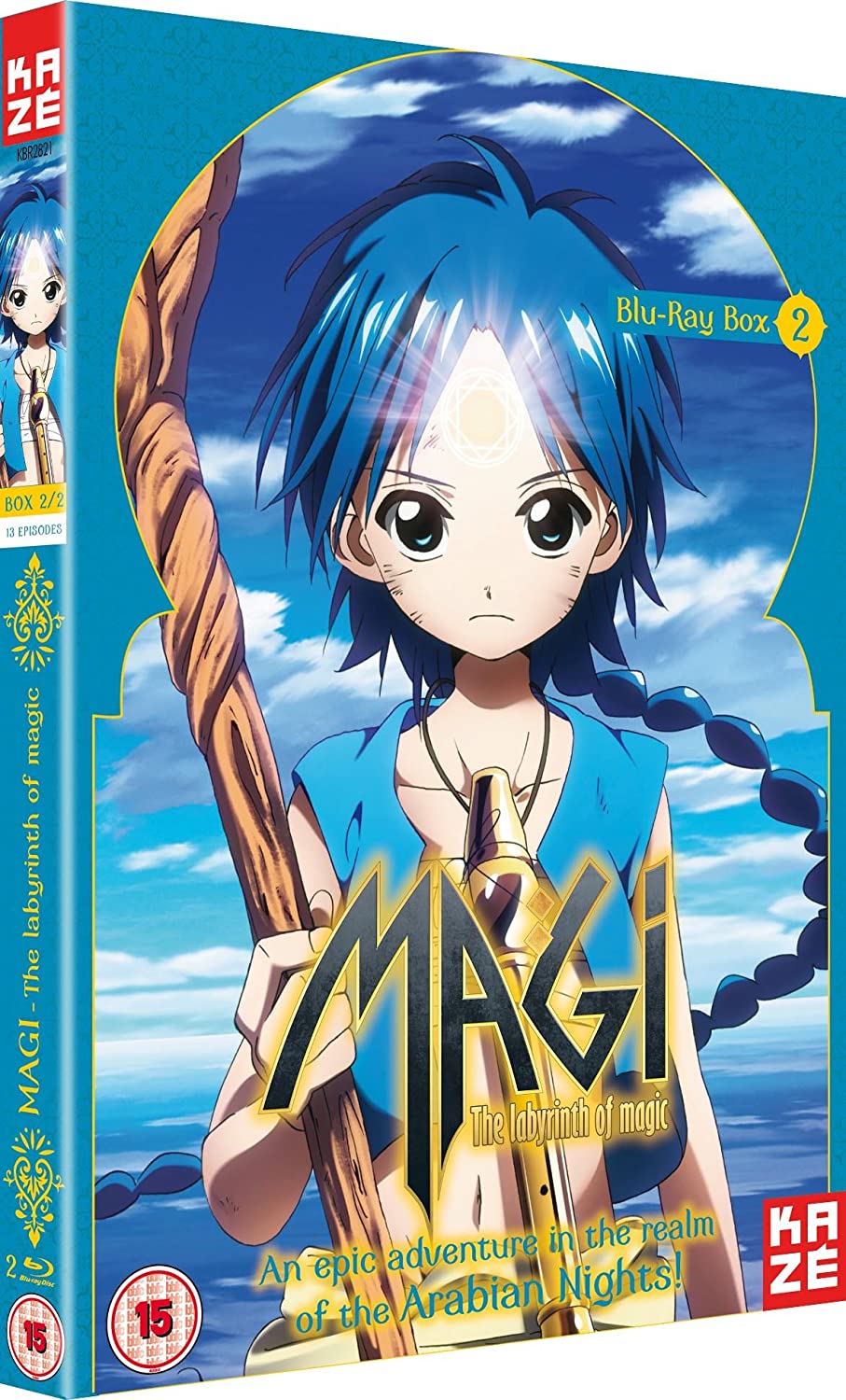 Anime Bluray - Magi The Labyrinth of Magic - Season 1 Part 2 Blu-ray