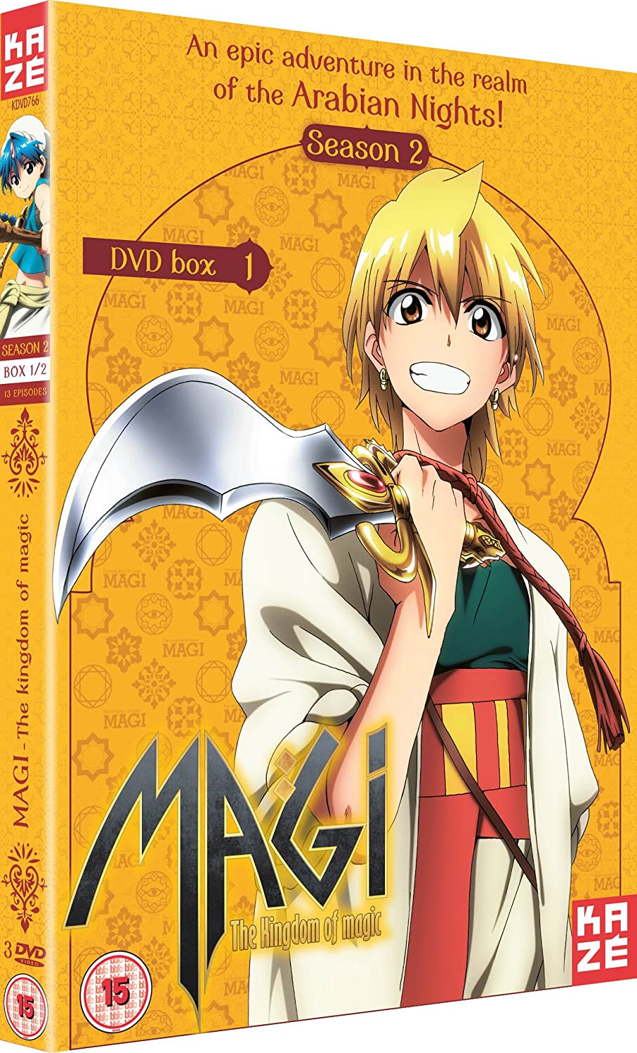 Magi The Labyrinth & Kingdom of Magic Complete Anime Series Blu-ray Set