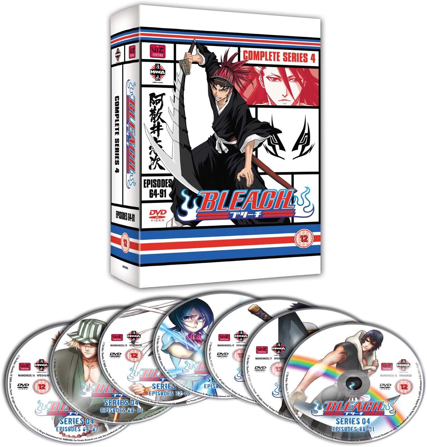 Anime Bluray Bleach Complete Series 4 Box Set